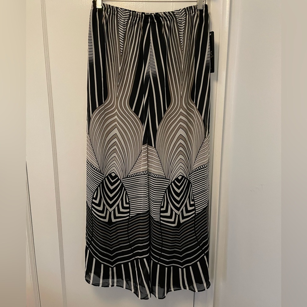 NWT IC by Connie K Flowy Wide-Leg Pants